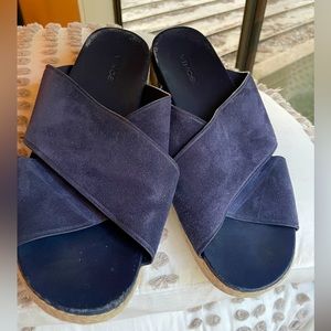 Loved Navy Vince Sandals